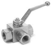 3 Way high Pressure Ball Valves